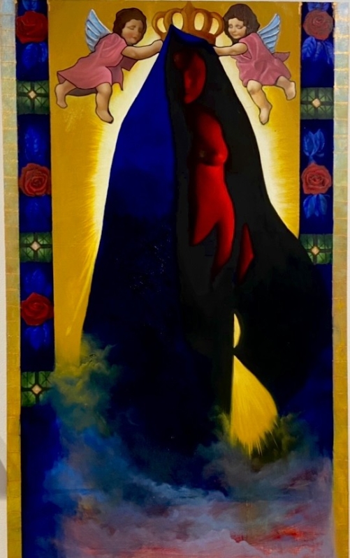 Virgen de Guadalupe by artist Faith Castillo